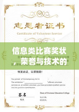 信息類比賽獎(jiǎng)狀，榮譽(yù)與技術(shù)的雙重見證