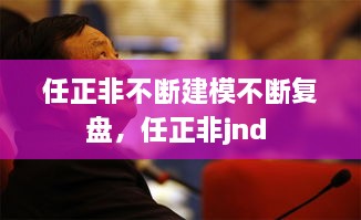 任正非不斷建模不斷復盤，任正非jnd 
