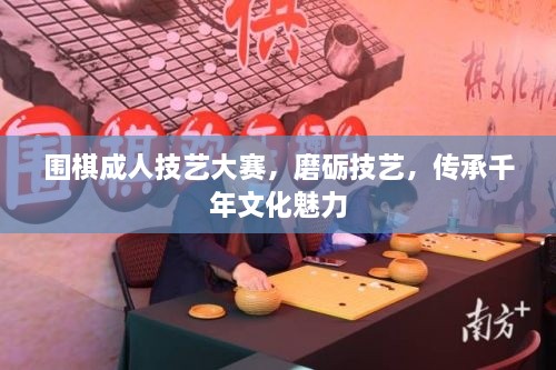 圍棋成人技藝大賽，磨礪技藝，傳承千年文化魅力