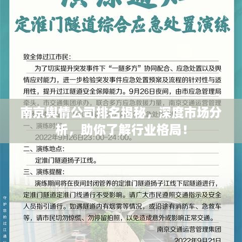 南京輿情公司排名揭秘，深度市場(chǎng)分析，助你了解行業(yè)格局！
