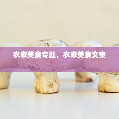 農(nóng)家美食專題，農(nóng)家美食文案 