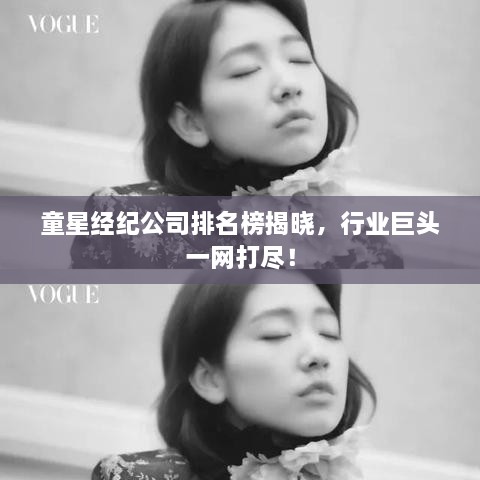 童星經(jīng)紀公司排名榜揭曉，行業(yè)巨頭一網(wǎng)打盡！