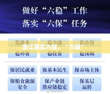 浙江落實(shí)六保，“六?！?