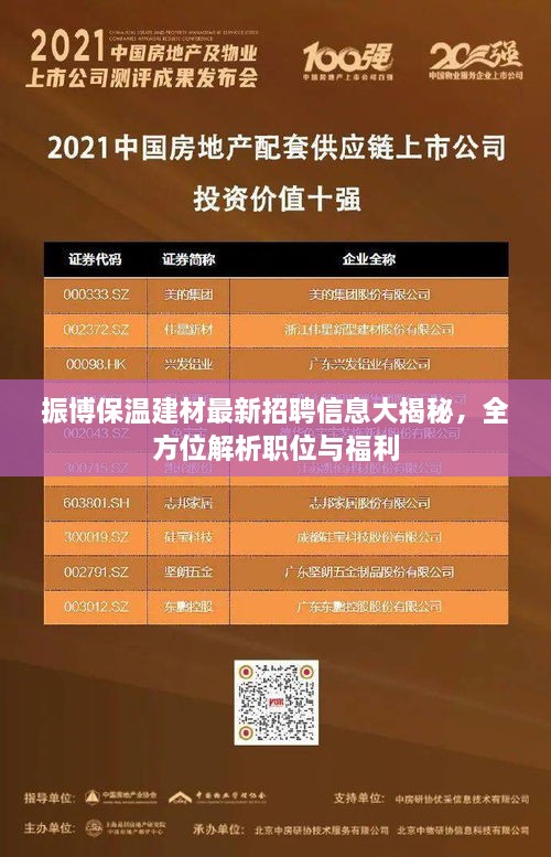 振博保溫建材最新招聘信息大揭秘，全方位解析職位與福利
