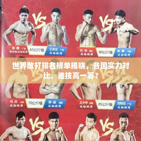 世界散打排名榜單揭曉，各國實力對比，誰技高一籌？
