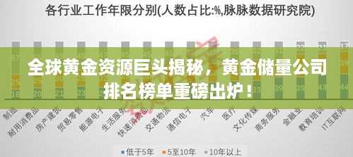 全球黃金資源巨頭揭秘，黃金儲量公司排名榜單重磅出爐！