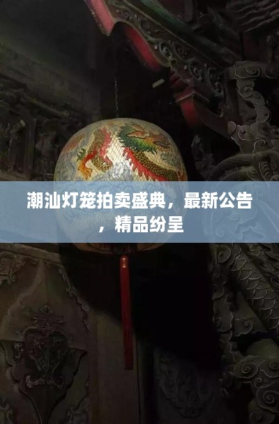 潮汕燈籠拍賣盛典，最新公告，精品紛呈