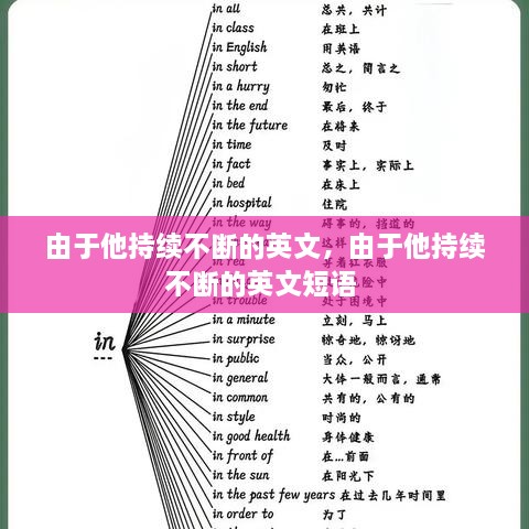 由于他持續(xù)不斷的英文，由于他持續(xù)不斷的英文短語 