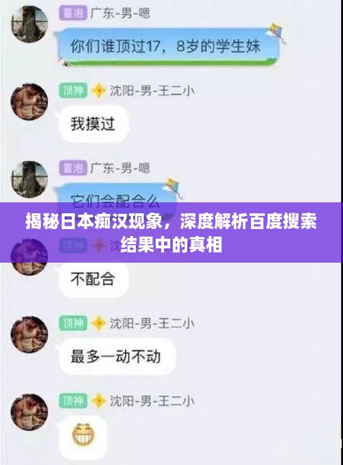 揭秘日本癡漢現(xiàn)象，深度解析百度搜索結(jié)果中的真相
