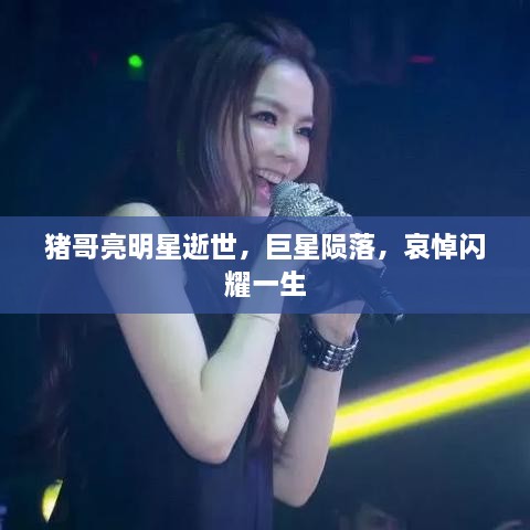 豬哥亮明星逝世，巨星隕落，哀悼閃耀一生