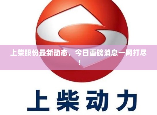 上柴股份最新動(dòng)態(tài)，今日重磅消息一網(wǎng)打盡！
