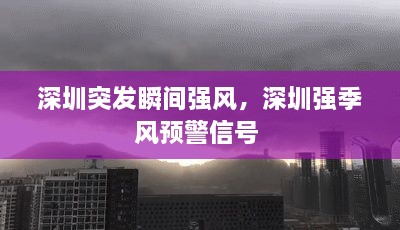 深圳突發(fā)瞬間強風，深圳強季風預警信號 