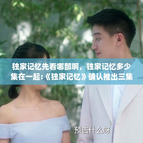獨(dú)家記憶先看哪部啊，獨(dú)家記憶多少集在一起:《獨(dú)家記憶》確認(rèn)推出三集番外 