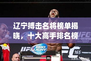 遼寧搏擊名將榜單揭曉，十大高手排名榜單！