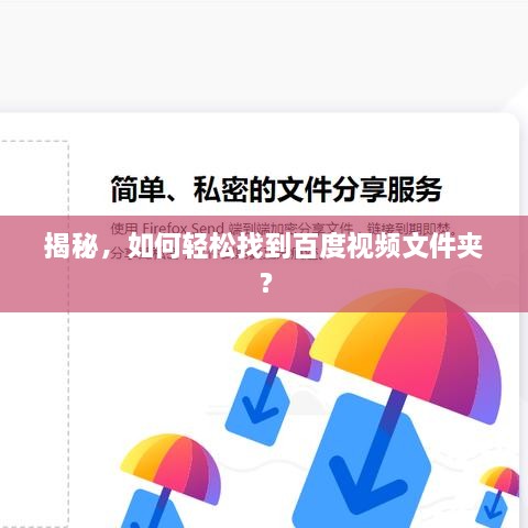 揭秘，如何輕松找到百度視頻文件夾？