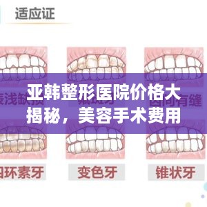 亞韓整形醫(yī)院價格大揭秘，美容手術費用一覽表！