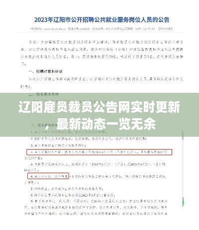 遼陽雇員裁員公告網(wǎng)實時更新，最新動態(tài)一覽無余