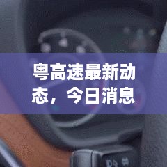 粵高速最新動態(tài)，今日消息一覽