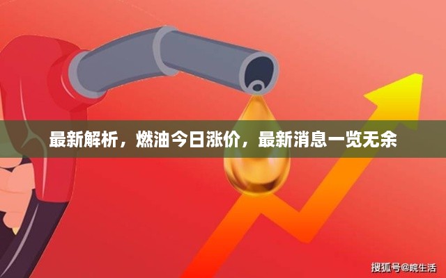最新解析，燃油今日漲價(jià)，最新消息一覽無余