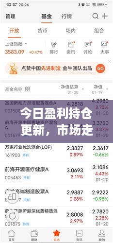 今日盈利持倉(cāng)更新，市場(chǎng)走勢(shì)深度分析與操作策略揭秘