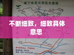不斷細致，細致具體意思 