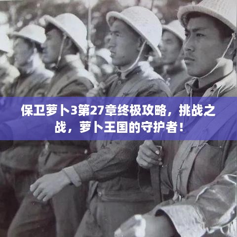 保衛(wèi)蘿卜3第27章終極攻略，挑戰(zhàn)之戰(zhàn)，蘿卜王國的守護者！