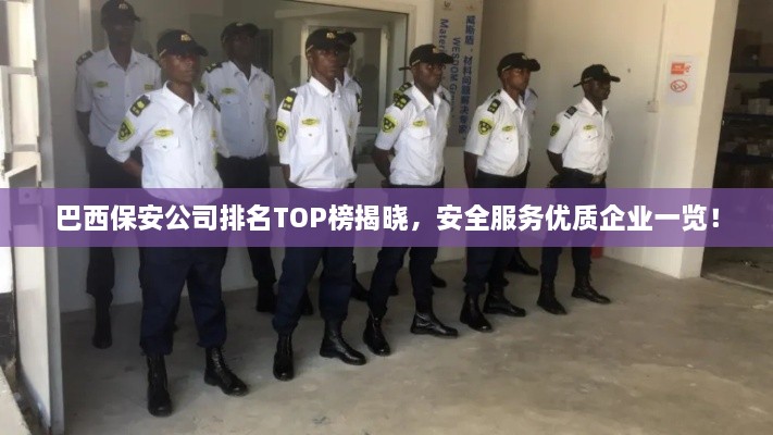 巴西保安公司排名TOP榜揭曉，安全服務(wù)優(yōu)質(zhì)企業(yè)一覽！