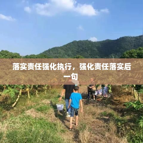 落實責任強化執(zhí)行，強化責任落實后一句 